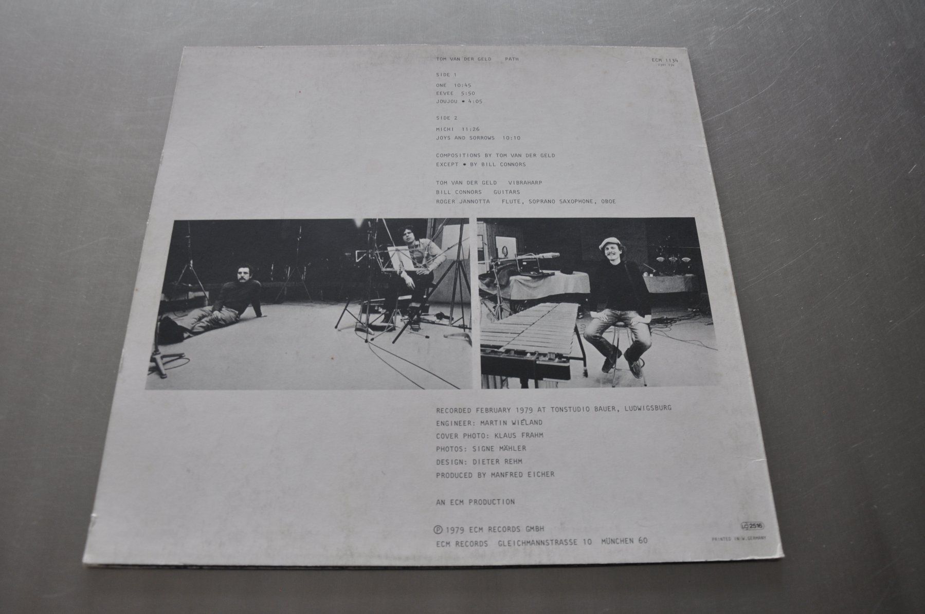 Dischi in vinile: ECM 1134 - TOM VAN DER GELD - PATH – Usato da Sion venduto da jaipur1401 1