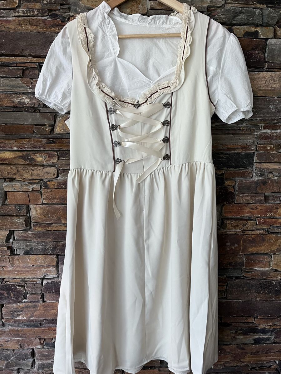 Kostüme: Dirndl / Trachtenkleid Gr. L mit Bluse & Schürze – Gebraucht aus Winkel von Mandarinchen9 1