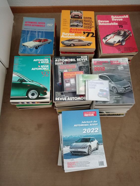 Automobil Revue Kataloge 19522022 inkl.4 CD Kaufen auf Ricardo