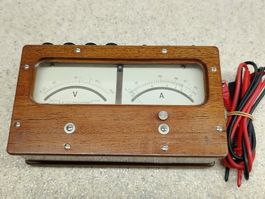 Alter Volt Ampere Messer Vintage