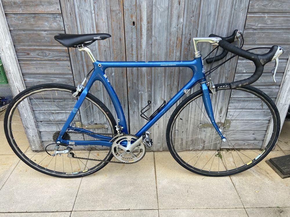 Vélo de course vintage bleu, Taille 56, Service (D'occasion