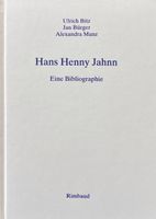 Bitz Ulrich, Hans Henny Jahnn - Eine Bibliographie