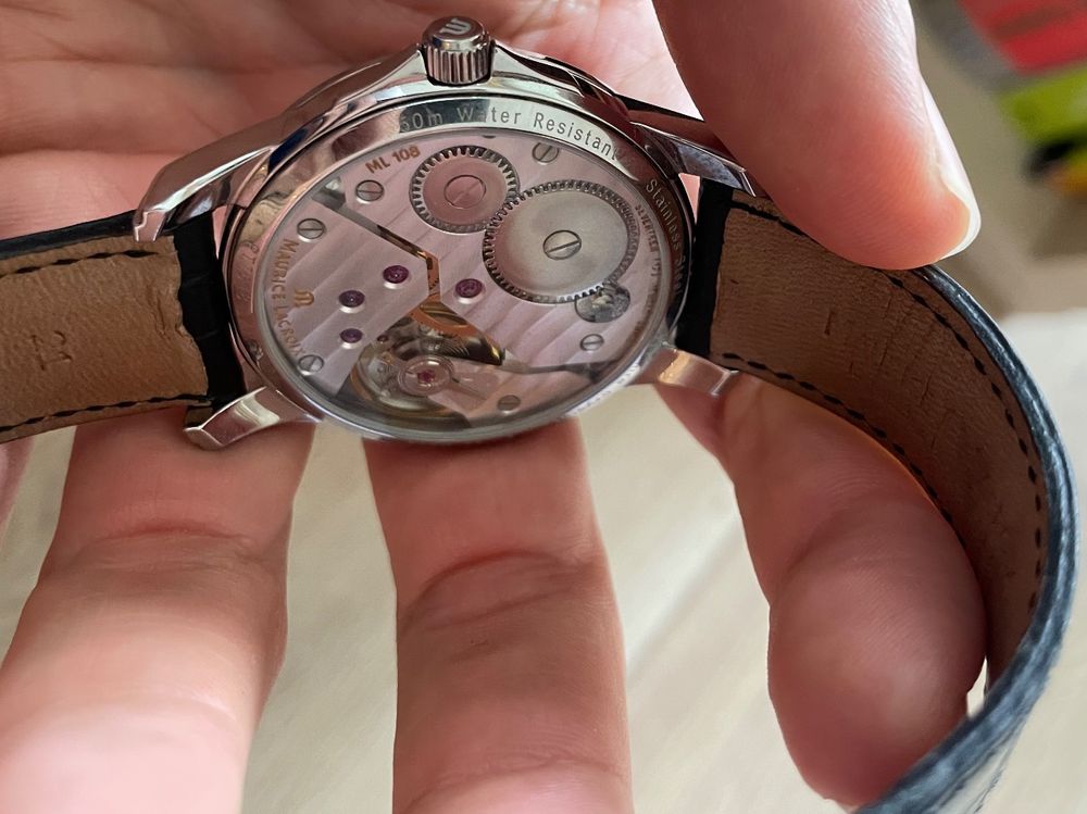 Maurice Lacroix Orologi: Maurice Lacroix Handaufzug 43mm Serviced Full Set! – Nuovo (secondo la descrizione) da Euthal venduto da dieUhrenwerkstatt 5