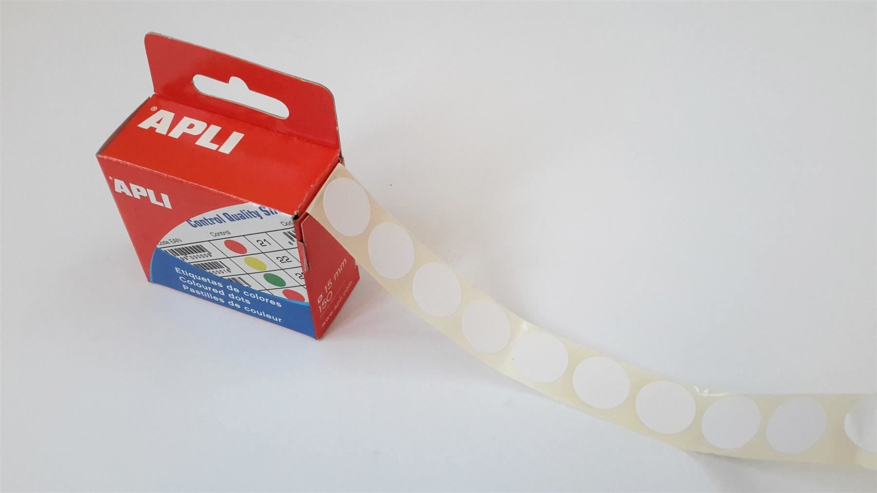 Sticker: Markierungspunkte, weiss, 15mm, 150 St. – Nuovo e nell'imballaggio originale da St. Gallen venduto da cointec 1