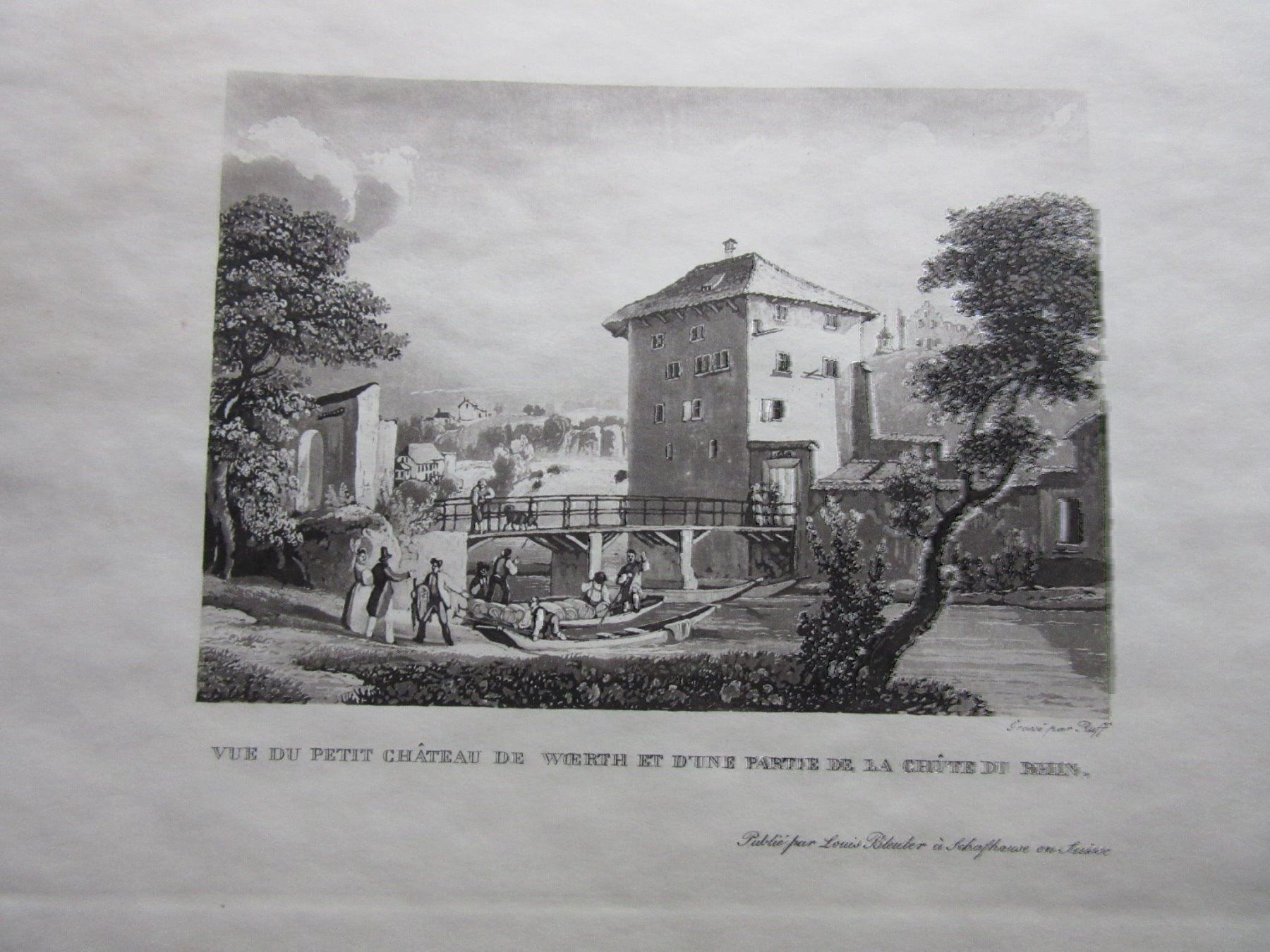 Incisioni: CHATEAU WOERTH//REF.BLAU3/KUV.1 – Usato da Gersau venduto da grafik-kunst 1