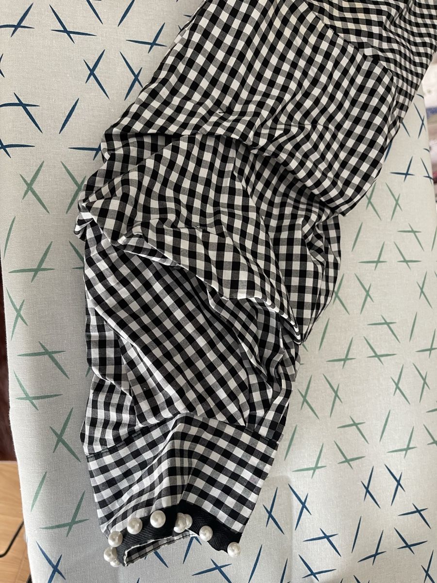 Zara Blusen: Damen Bluse Karomuster Schwarz Weiss Grösse L Zara – Neu (gemäss Beschreibung) aus Hätzingen von Limao 3