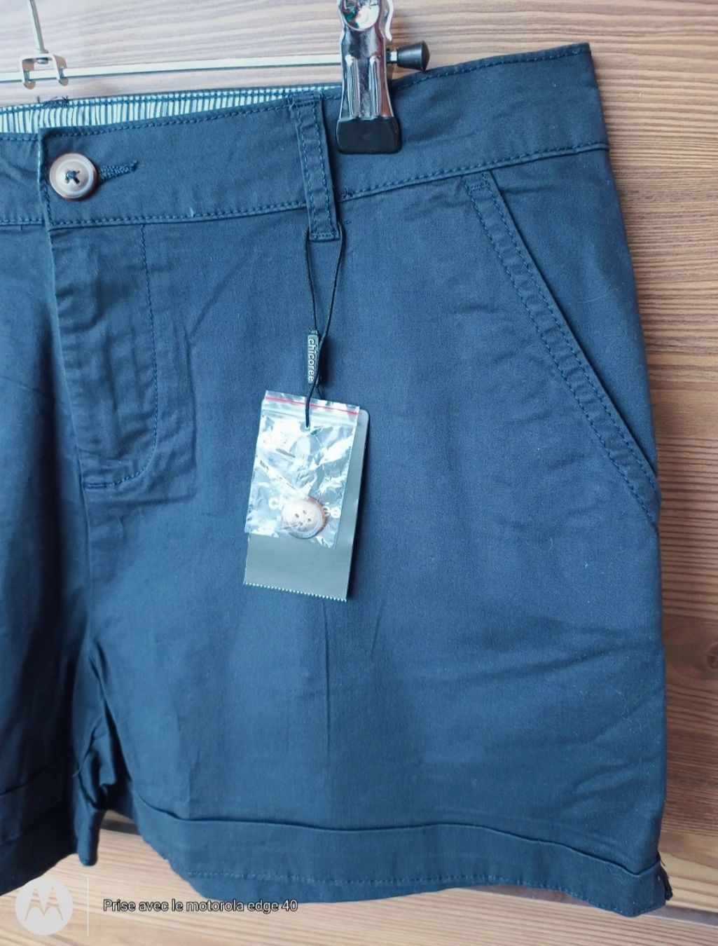 Hosen: Chicorée Short coton bleu marine 38 - Neuf – Neu und originalverpackt aus Genève von Brachiopode 3