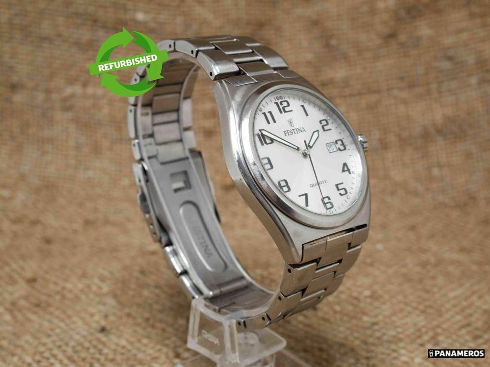 Orologio Da Uomo Festina F16374/9 - Cassa In Acciaio Inox 40mm, Vetro Minerale, Bracciale Acciaio