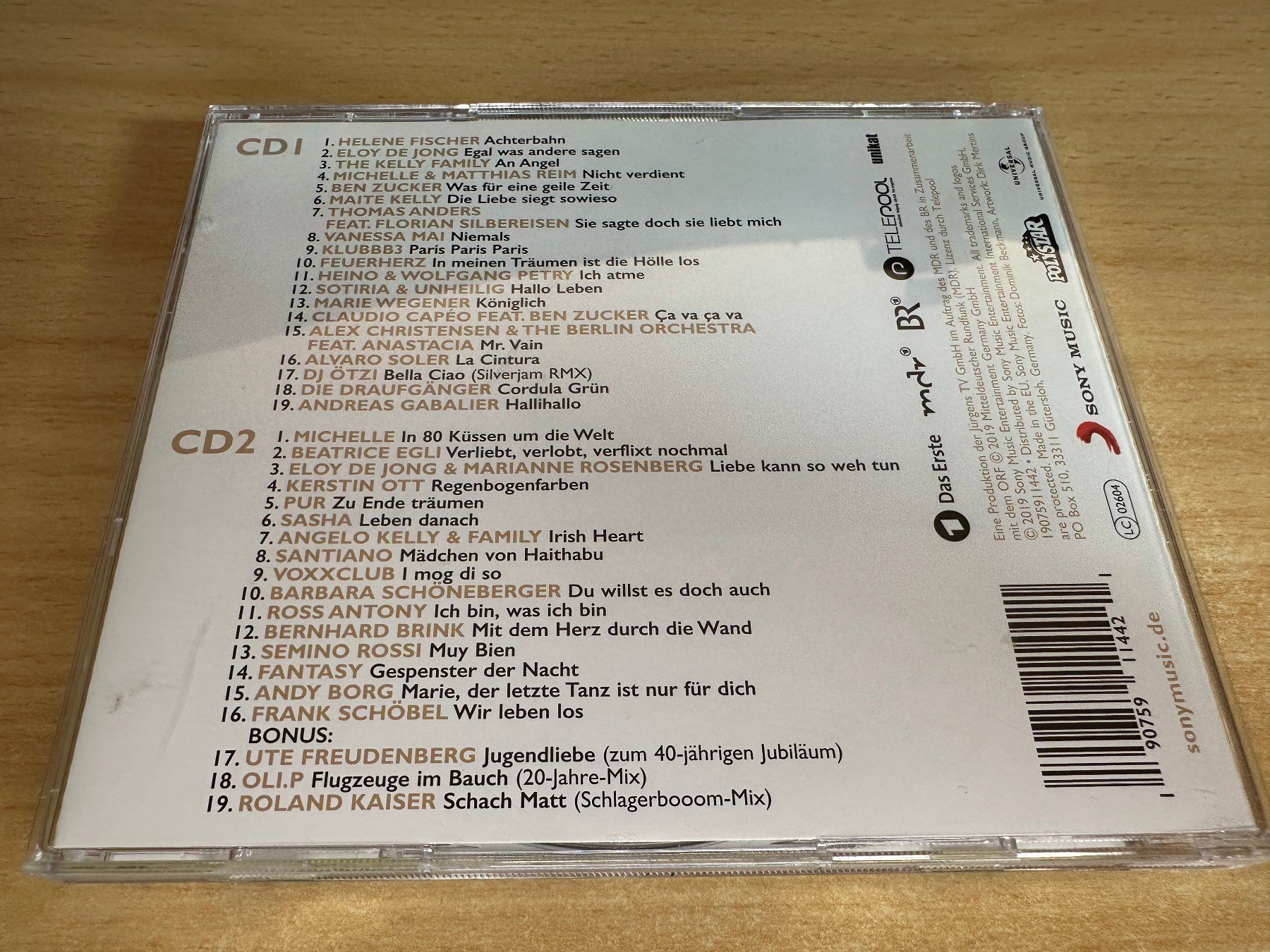 CD: L2 Various – Schlager Champions 2019 - 2 CD – Usato da Rikon im Tösstal venduto da Alpenmutz 1