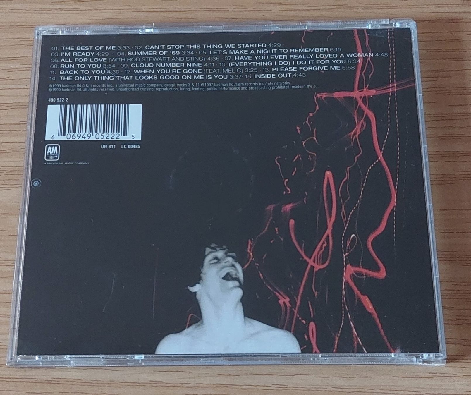 CD: CD - Bryan Adams - The Best of Me. – Usato da Urtenen-Schönbühl venduto da Kahru 1