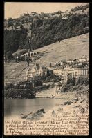 Territet, Bord du lac avec vignobles et 
