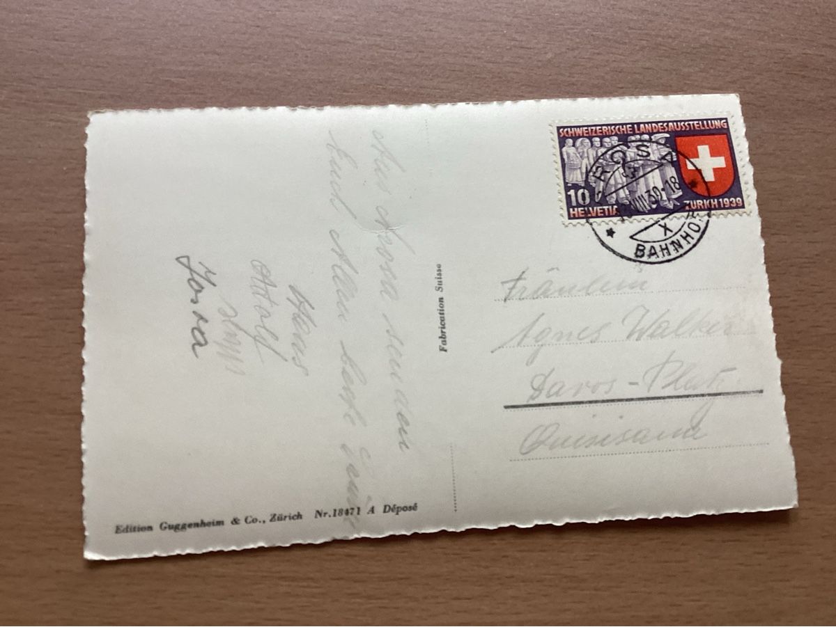 Cartoline postali: AK Arosa 1800m – Usato da Wassen UR venduto da SABDOM 1