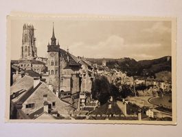 Fribourg Tour de St.Nicolas Hotel de Ville & Pont du Gottero