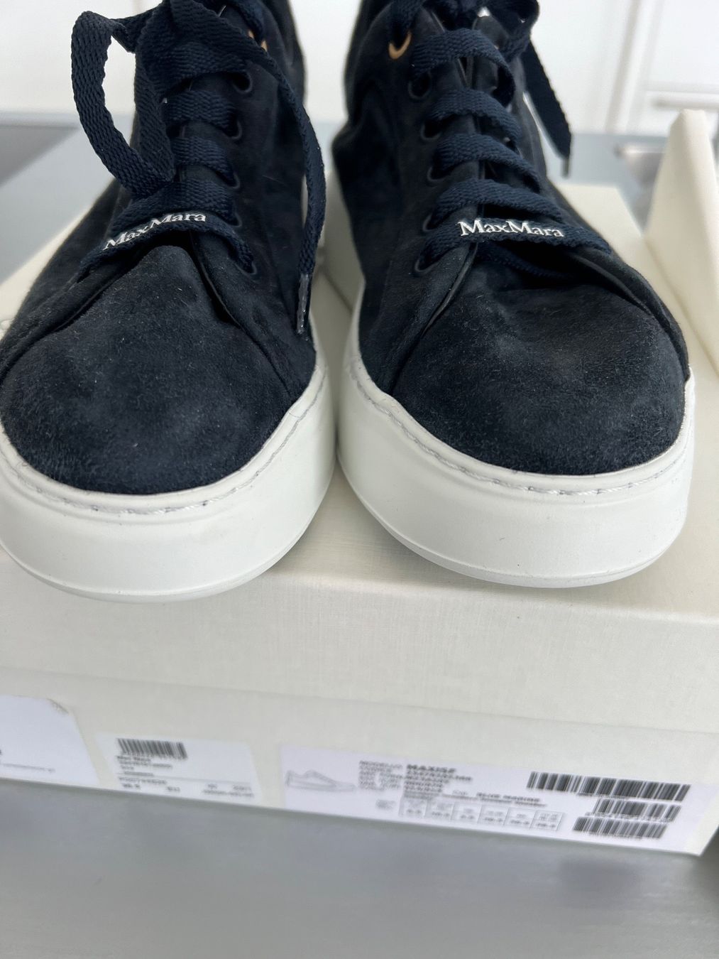 Max Mara Scarpe da donna: sneakers MAX MARA dark blue suede 36.5 – Nuovo e nell'imballaggio originale da RICHTERSWIL venduto da mftjt63 4