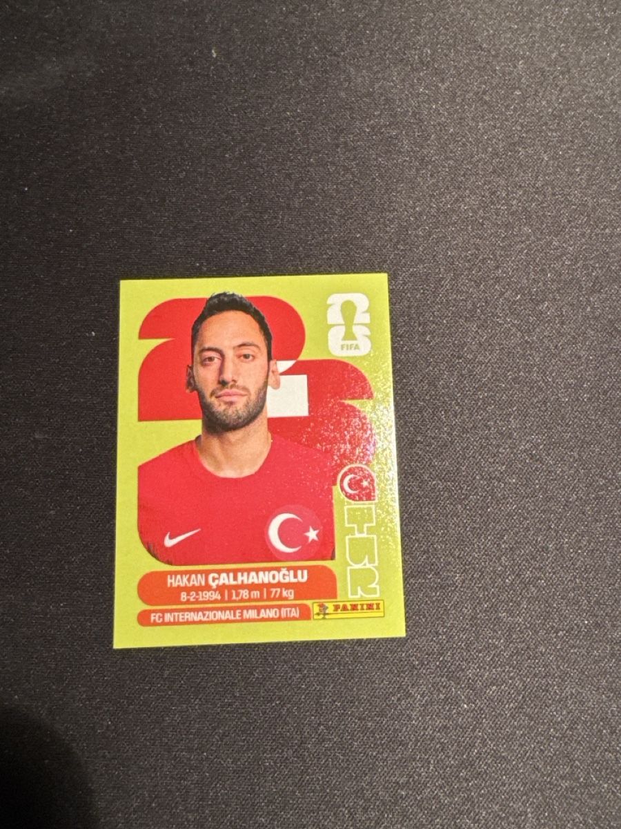 Panini Carte collezionabili: Hakan Calhanoglu - TUR 11 – Nuovo (secondo la descrizione) da Thun venduto da lesterbro_10
