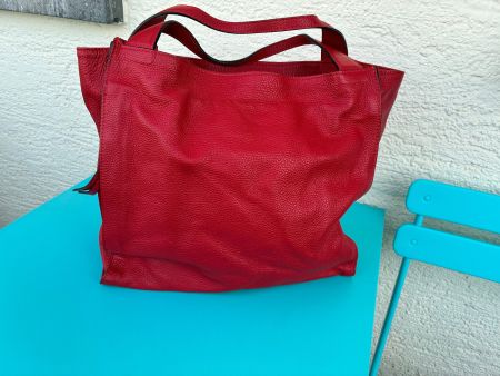 rote Ledertasche (Gianni Chiarini)