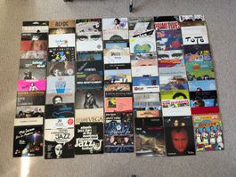 Schallplatten-Sammlung – Rock, Pop, Jazz & New Wave