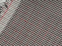 Sommer Merino Extrafine & Leinen 1.5x1.52m nero bianco