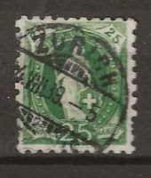 CH067b - Helvetia debout 67b vollstempel