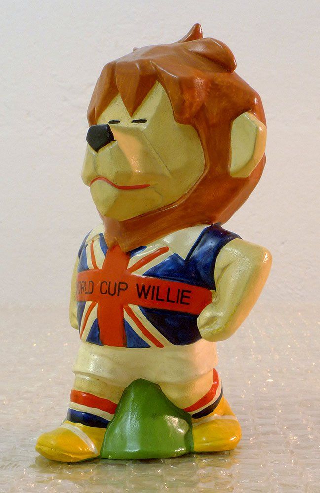 Statuette: Fussball World Cup Willie Maskottchen – Usato da Zürich venduto da nasowasX 6