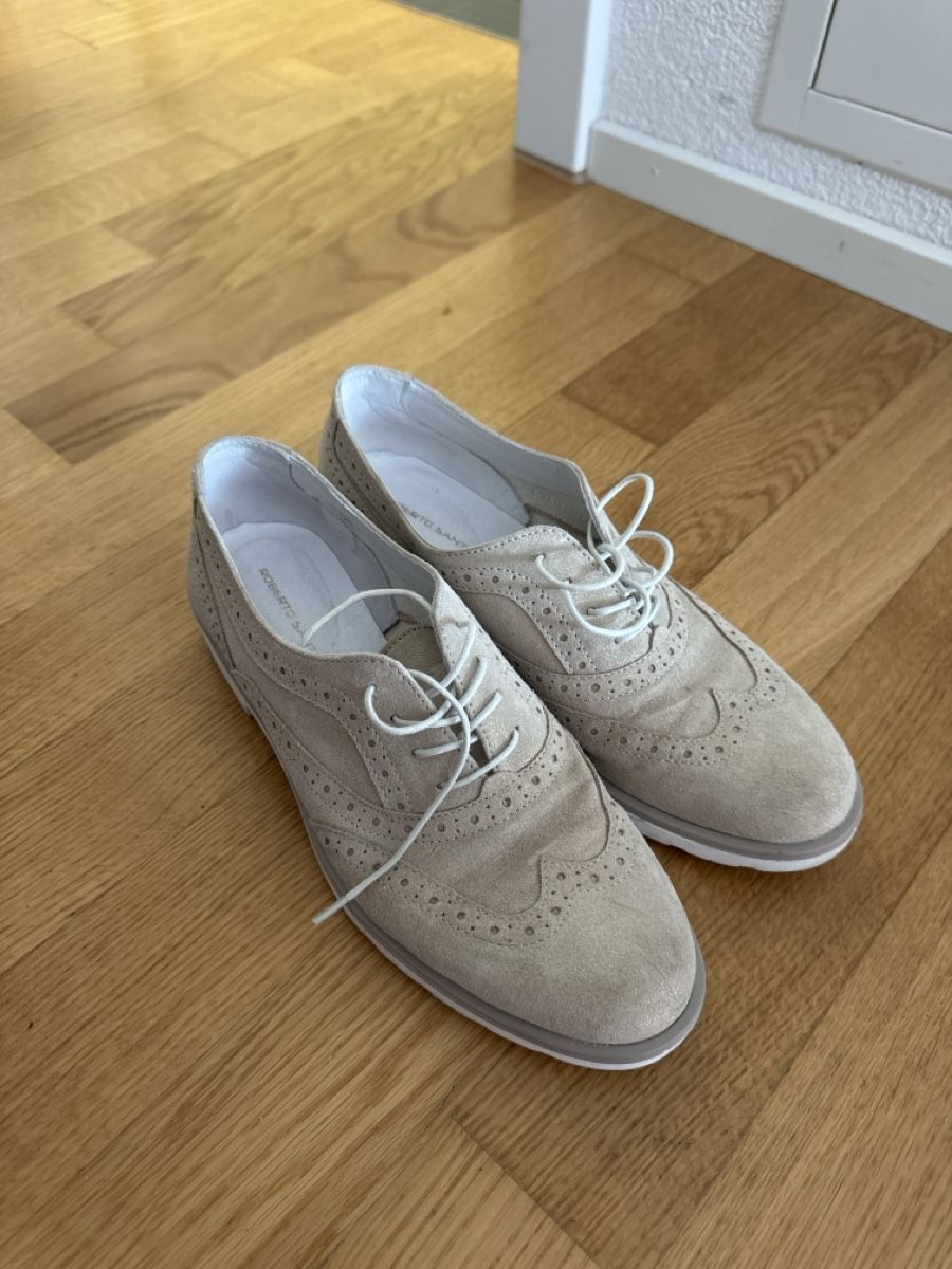 Roberto Santi Damenschuhe: Schnürschuh gold, Gr. 39 – Gebraucht aus Herzogenbuchsee von _jaaanita