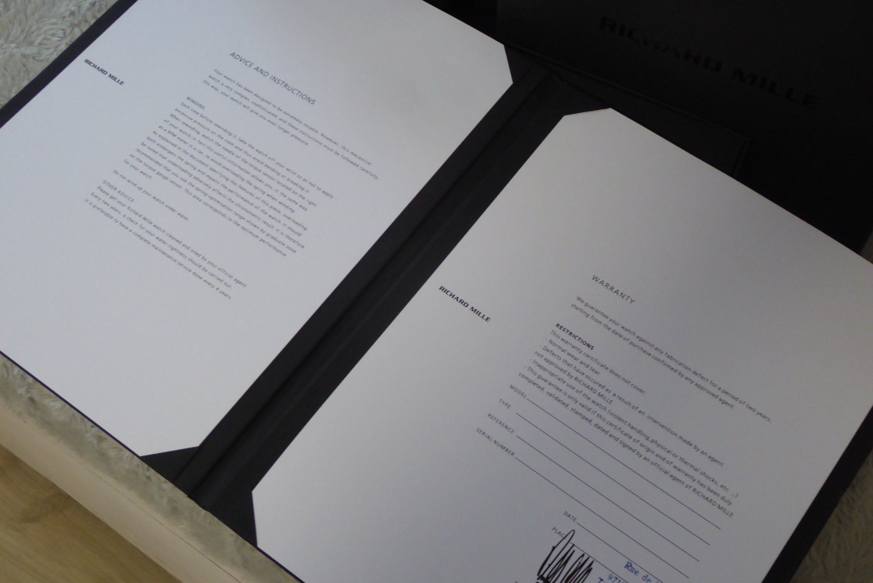 Richard Mille Altro per la casa: Richard Mille box for watch with folder – Nuovo (secondo la descrizione) da Geneve venduto da adr_xk6n 8
