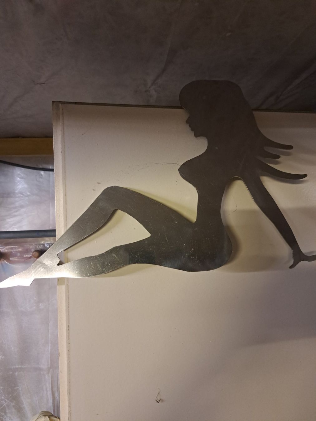 Statuette: Rostfreier Mädchen LKW – Usato da Schlieren venduto da bluesman63