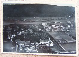FOTO-AK FLIEGERAUFNAHME WORBEN 1946