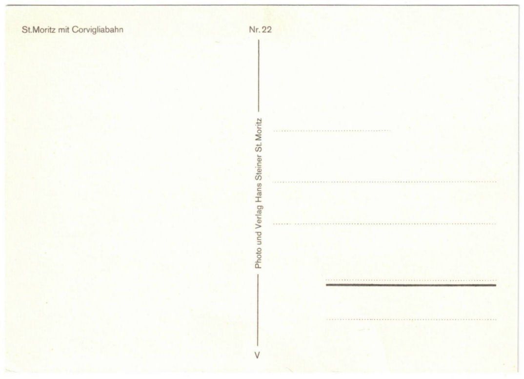Cartes postales: St. Moritz - Standseilbahn Corviglia – D'occasion à Binningen par Mountainrider 1