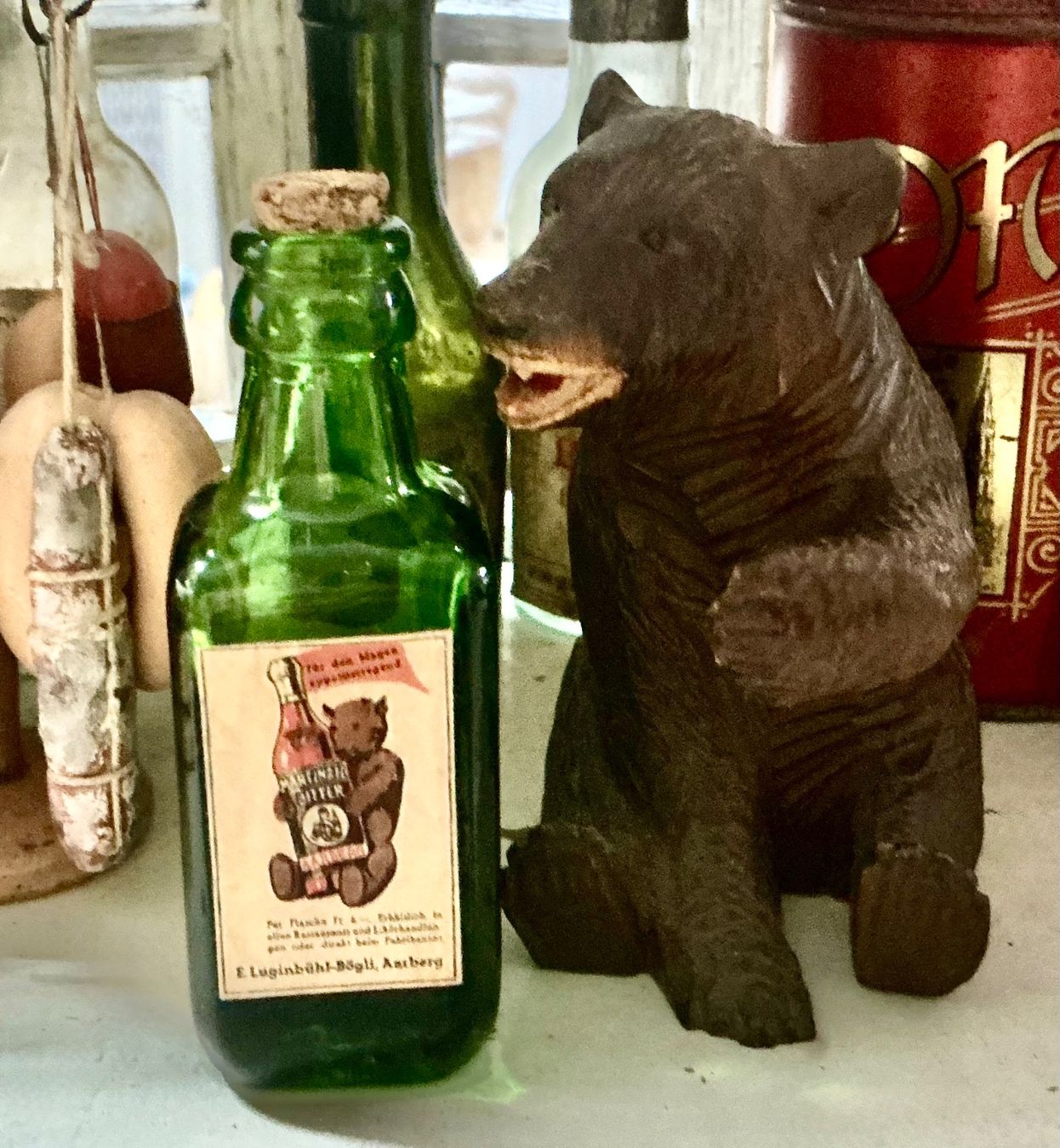 Spielzeuge: ALTE KRÄMERLADEN GLASFLASCHE – Gebraucht aus Zell LU von Silvermemory 1