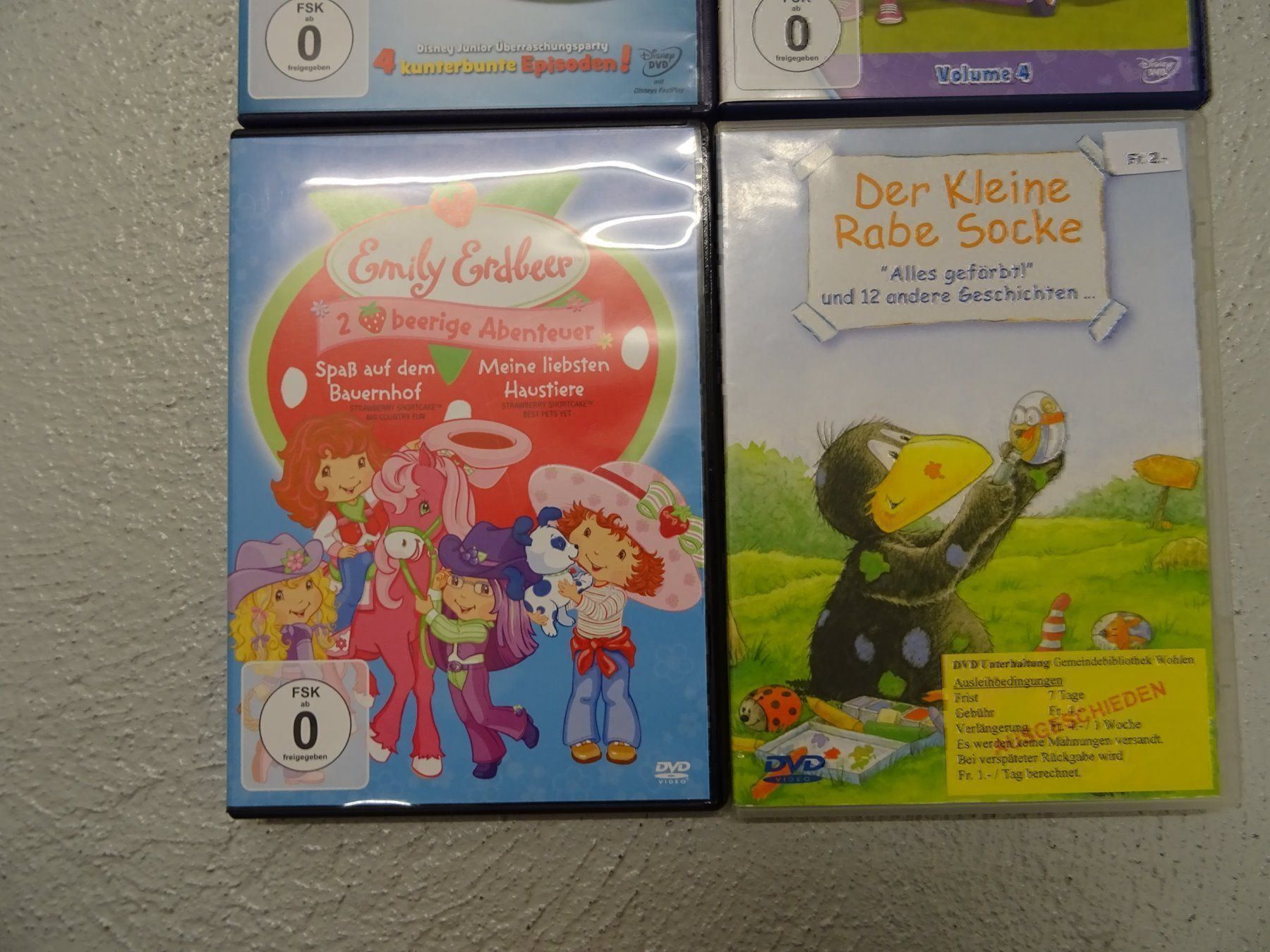 Alle DVDs: 4 Kinder DVD's – Gebraucht aus Waltenschwil von MeKo8 2