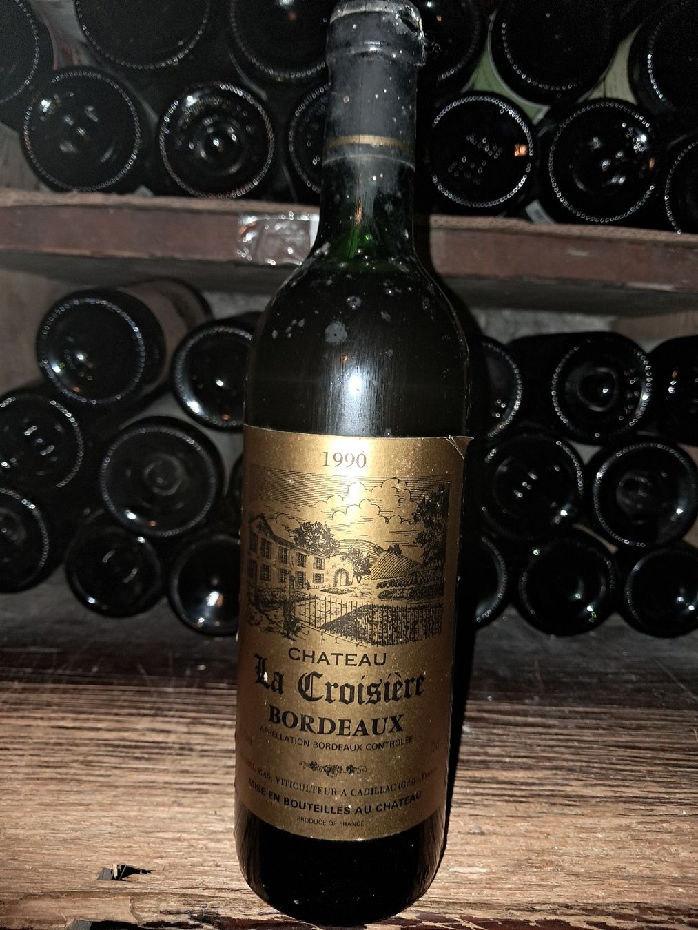 Vino: Château La Croisière Bordeaux 1990 – Nuovo e nell'imballaggio originale da Le locle venduto da juliensaran