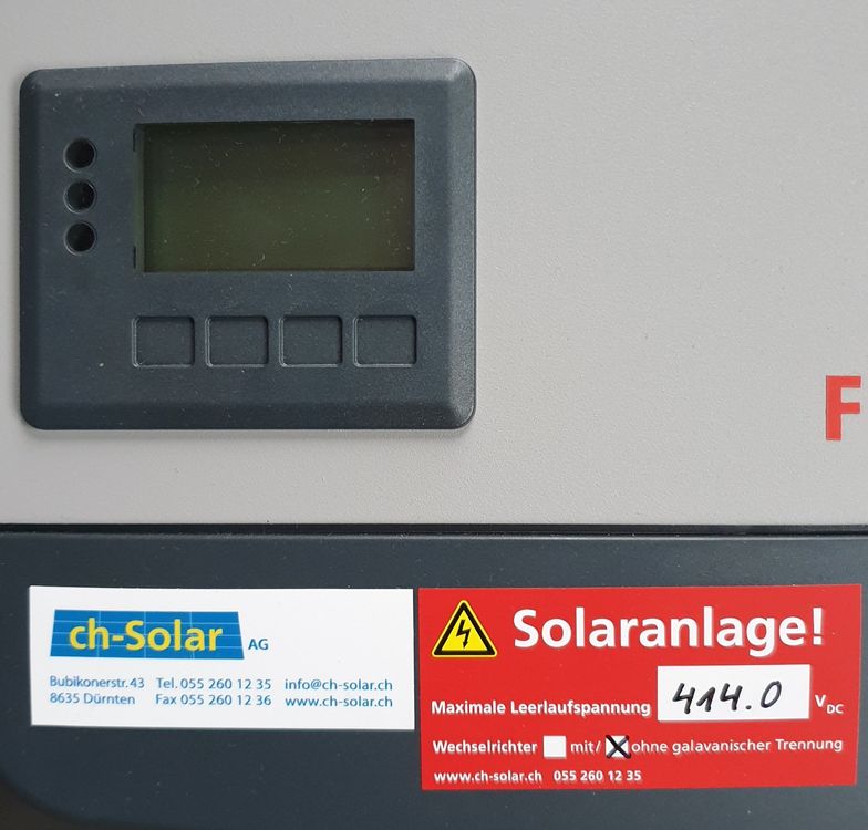 Wechselrichter Fronius Für Solar | Kaufen Auf Ricardo