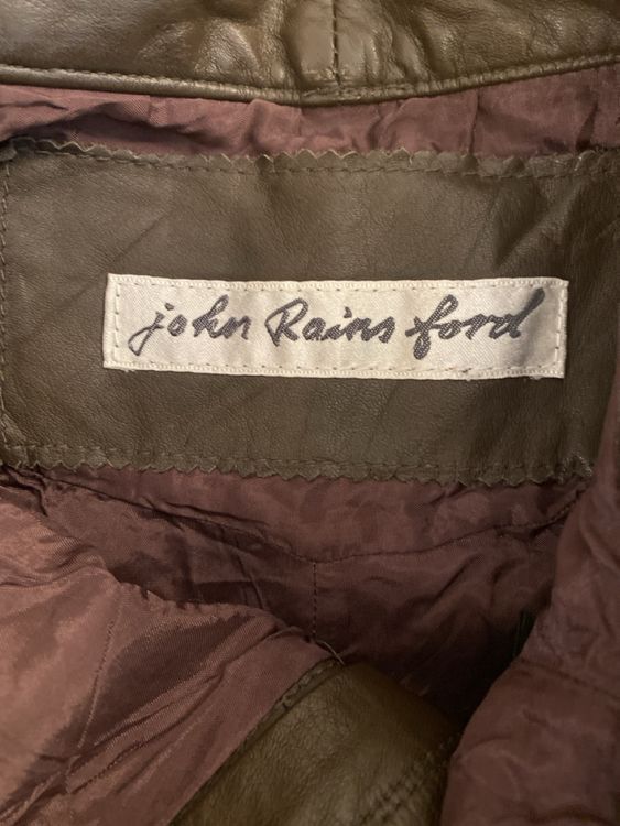 Lederrock John Rainsford Gr. 38 Vintage braun A-Linie 80er (Gebraucht ...