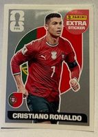 Panini extra sticker, CDM2026, Cristiano Ronaldo, argent
