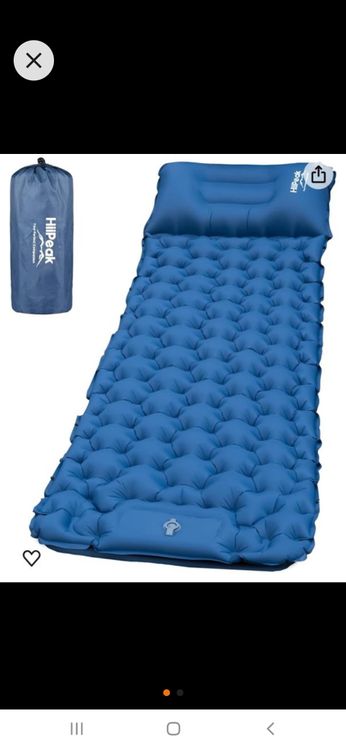 High Peak Tulsa Leichtgewicht Trekking Luftmatratze 183 X 47 Cm Dunkelgrau 333518