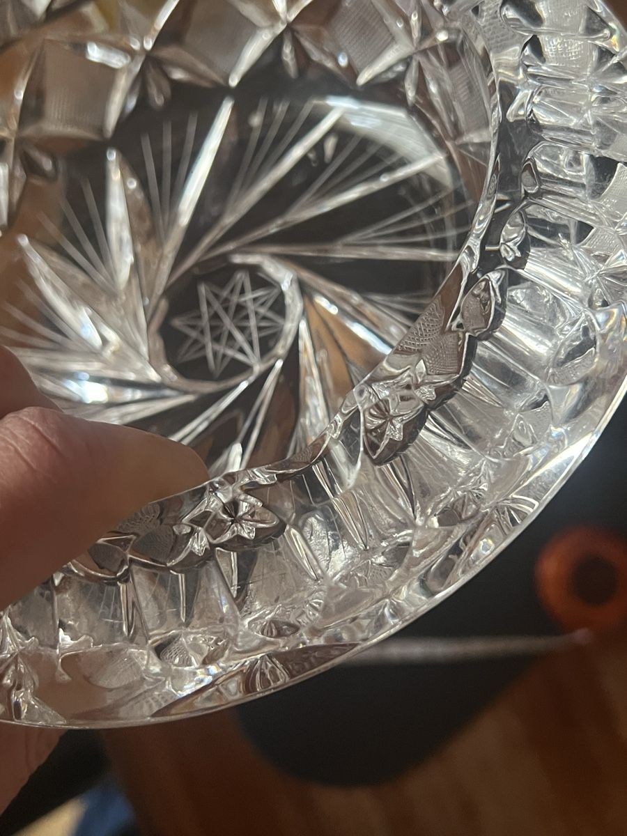 Portacenere: Massiver Aschenbecher Kristallglas – Usato da Dittingen venduto da BelleBoomba 4