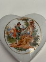 Porzellan Herzdose Limoges France romantisch