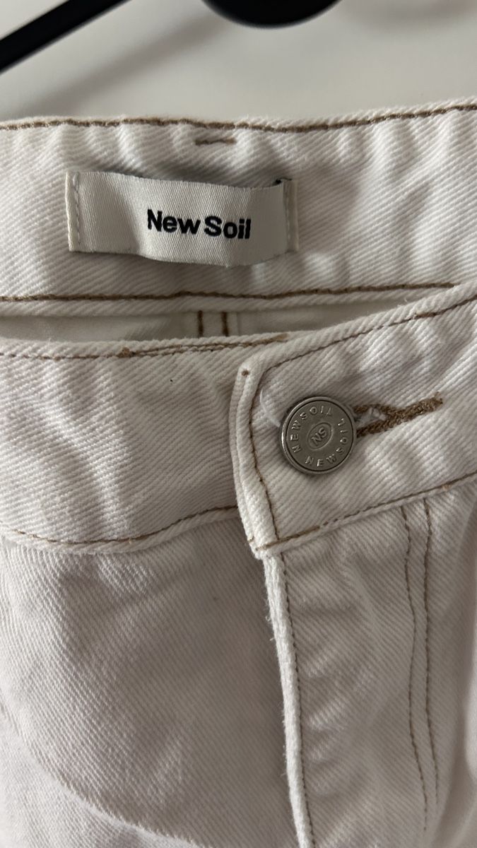 Jeans: Light Beige Denim Jeans - Size L - Perfect for Spring/Summer – Usato da Genève venduto da Noemie.wrmsi 1