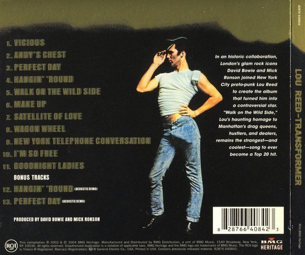 Lou Reed TRANSFORMER Klaus Voorman The Thunder Thighs... CD (Gebraucht ...