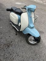 Lambretta 125 LI Scooter Vétéran bleu blanc 1975