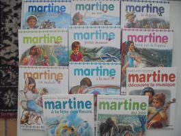 " Martine " 11 livres différents, excellent état