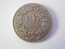 1 Fr. 1936 silber
