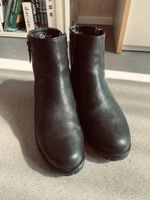 Gabor Stiefeletten schwarz 38 gefüttert Lammfell (NP 200)