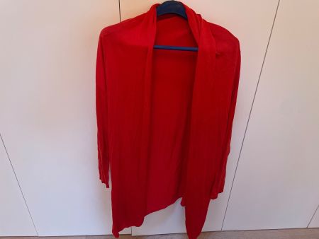 Cardigan rouge Snobby Sheep, taille 44 soie et cotton