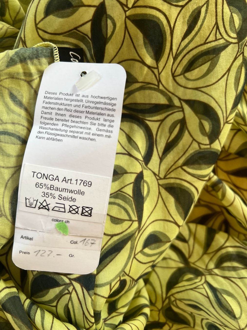 Colora Foulards & écharpes: Colora Schal, 30% Seide, Hellgrün, NEU – Neuf avec emballage d'origine à Worb par farben20zauber 1