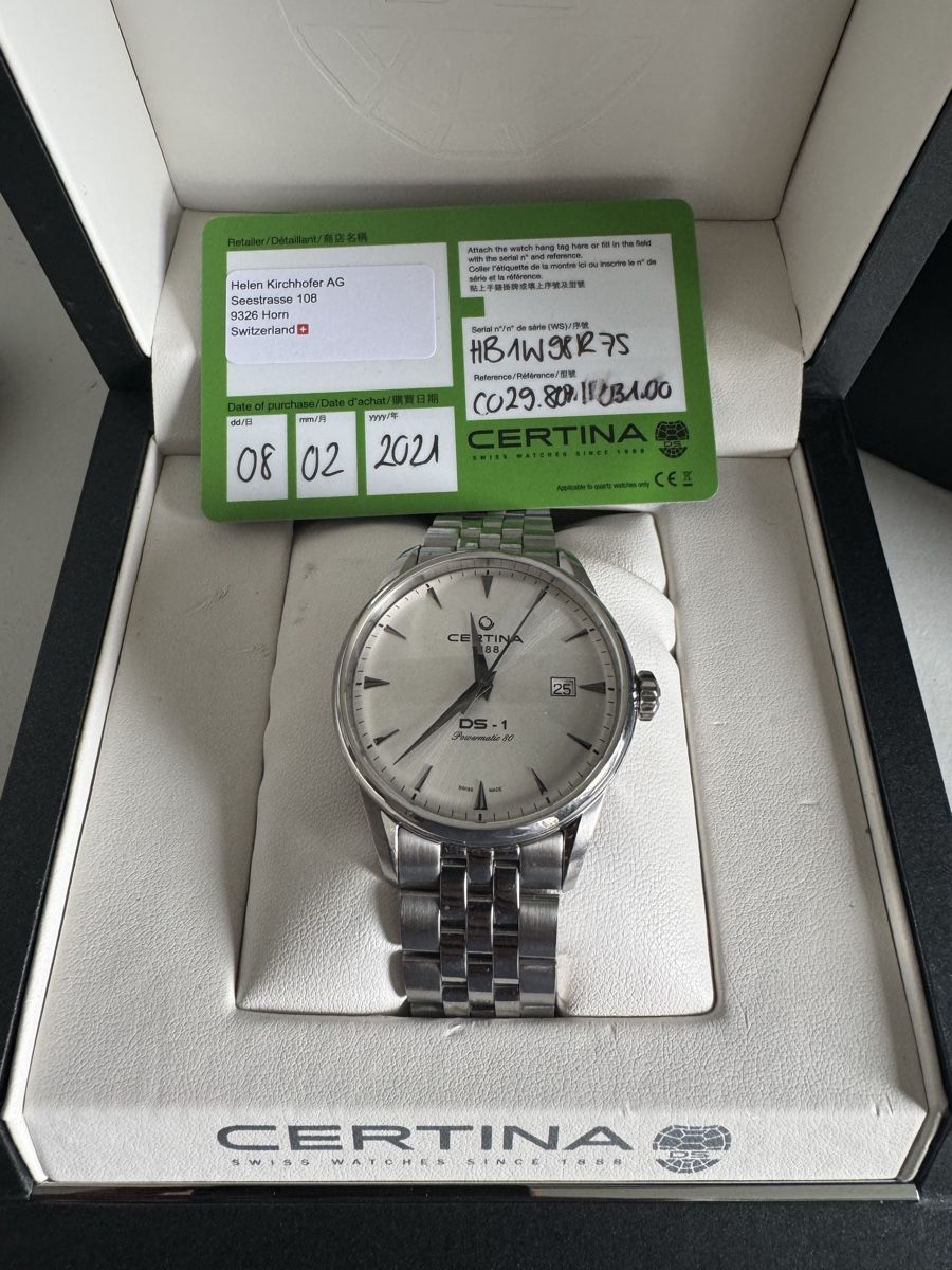 Certina Orologi: Certina DS-1 Automatic – Usato da Uetendorf venduto da Wa.Ku.Ue95 1