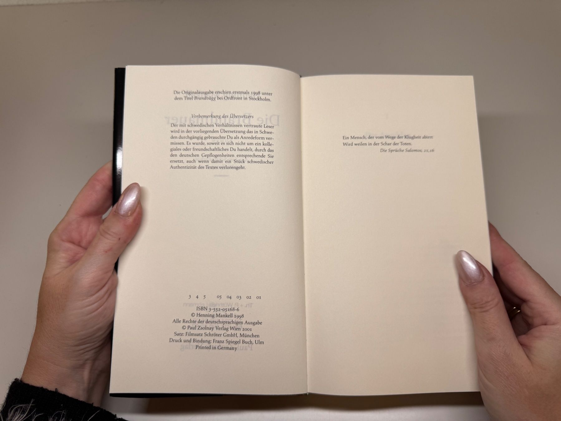 Libri: ROMAN: Henning Mankell, Die Brandmauer – Usato da Grosswangen venduto da Deutsche_Romane 3
