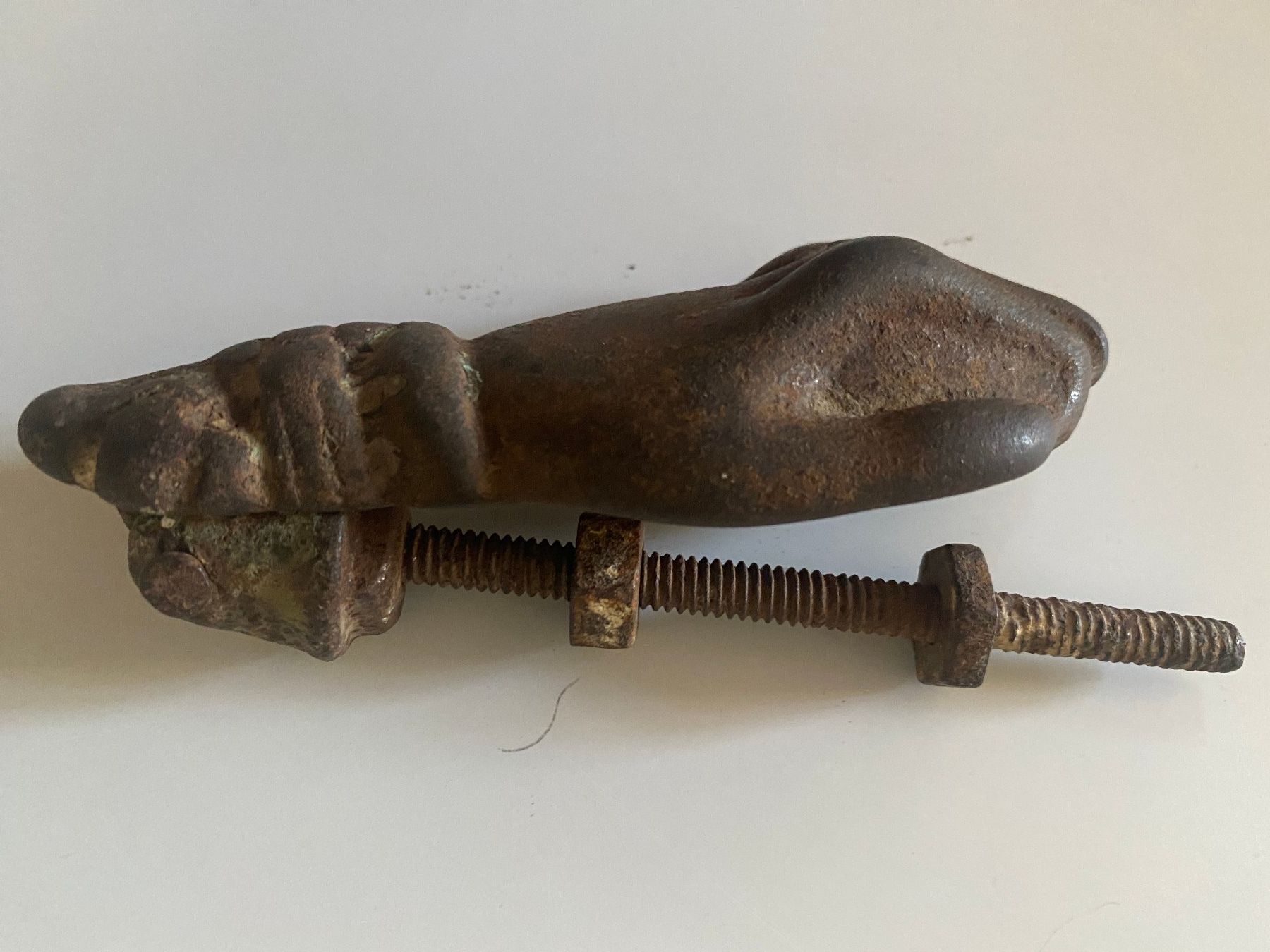 Schlüssel & Schlösser: Antiker Türklopfer Gusseisen – Gebraucht aus Basel von leena01 4