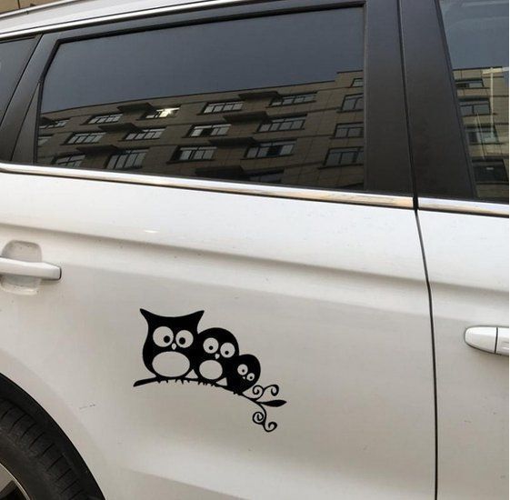 Aufkleber: Sticker Eule Farbe weiss – Neu und originalverpackt aus Walenstadt von emynmuil1 1